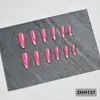 24 PIEZAS Colección de Arte para Uñas Bestseller Transfronterizo Navidad Halloween Flor Uñas Portátiles Ojo de Gato Halloween Piezas de Uñas Portátiles