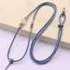 Enrollado en espiral cuentas de cristal rosa colgante Bodhi cuerda productos semiacabados tejido a mano diy accesorios de jade Hetian cuerda para collar