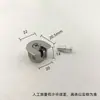 Suporte de Prateleira Três em Um para Armário Conector de Móveis Plástico para Guarda-Roupa Suporte de Prateleira Quatro em Um Prego para Painel de Divisória