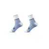 Calcetines para Hombre con Rayas de Contraste, Resistentes al Desgaste, Desodorantes y Absorbentes de Sudor, de Caña Media, Primavera, Otoño e Invierno, Calcetines Deportivos de Caña Media de Moda para Todas las Estaciones