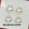 Directamente del fabricante: Collar con Colgante de Ágata Blanca Calcedonia Tipo Hielo, Hebilla de Paz Buda Guanyin Maitreya, Amuleto con Forma de Hoja al por Mayor