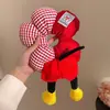 Lindo Scrunchie de Flor de Trasero de Mickey Puntos Dibujo Animado Lindo Goma para el Cabello Muñeca 3D Rodete Cola de Caballo para Mujer