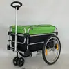 Acampamento Acampamento Selvagem Carrinho de Mão Dobrável com Haste de Puxar Carrinho de Mão Bicicleta Veículo Elétrico Montado na Traseira Pequeno Reboque Engate de Reboque Reboque