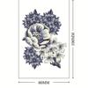 Flor de Rosa Celebridad de Internet Flor Planta Colorida Tatuaje Fabricante Tatuajes Adhesivos al por Mayor Impermeables Femeninos de Larga Duración Florales