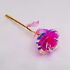 Novo Buquê de Rosas Coloridas que Brilham, Decoração de Flor Eterna, Adereço para Foto, Presente de Aniversário para Namorada