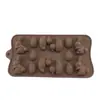 Stock Listo Molde de Silicona para Chocolate Charola para Hielo Molde para Gelatina Pudín Dulces
