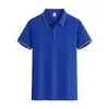 Polos de Alta Qualidade, Camisetas Personalizadas, Roupas de Trabalho com Logotipos Estampados, Camisetas de Algodão Puro de Manga Curta para Publicidade Cultural, Roupas de Trabalho com Lapela Feitas Sob Medida