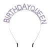 Fiesta de cumpleaños Tocado de cristal Diadema Nuevo reina de cumpleaños reina de cumpleaños Diadema Accesorios para el cabello Venta al por mayor
