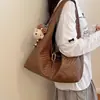 2026 Moda Novo Padrão Trançado Bolsa Tote de Ombro Grande Capacidade Casual Tendência Grande Capacidade Bolsa de Axila