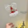 Diadema Navideña para Niños Gorro Navideño Pinza para el Cabello Lindo Femenino Versátil Adorno para la Cabeza Foto Accesorios para el Cabello Diadema