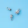 Plata de Ley S925 Colgante Retro Flor de Trompeta Antigua Colgante Flor de Lirio del Valle Pulsera DIY Pulsera Accesorios de Plata Material