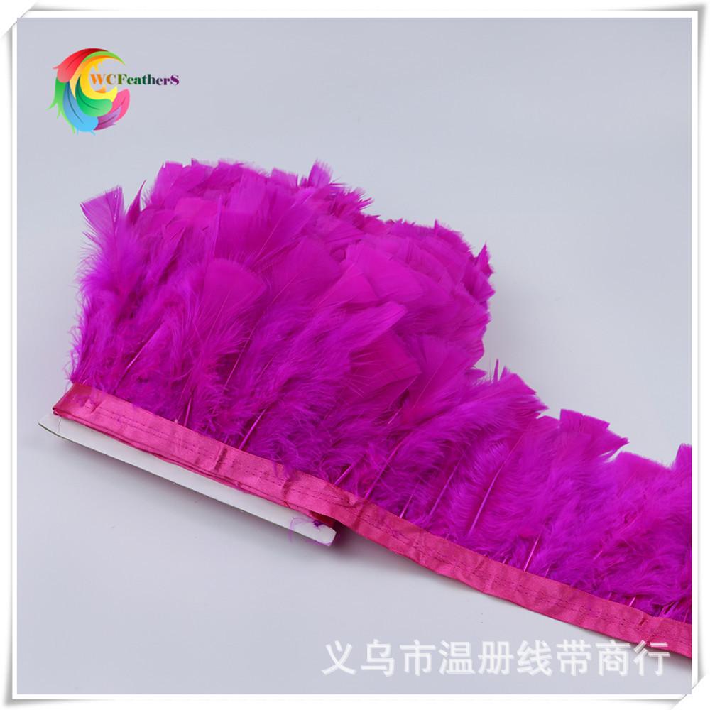3 rose turkey feather trims 4