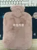 Funda de tela para bolsa de agua caliente de imitación de piel de conejo, funda de tela súper suave de cristal, bolsa de tela para bolsa de agua caliente, 1000 ml, 2000 ml, funda de tela de terciopelo