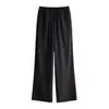 Pantalones Largos de Seda de Morera Auto-Enfriables, Ligeros, Color Sólido, para Mujer, Estilo Macarrón, Rectos, con Protección Solar Ins/Tb2643