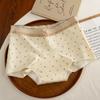 Cuecas Boxer de Algodão com Estampa Floral Retrô para Mulheres 10A Algodão Antibacteriano com Gancho Estendido Cintura Média Cobertura do Quadril Boxer Feminina