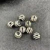 Colgante de Cuentas Dzi del Tíbet Auténtico Colgante Puro del Tíbet Accesorios Piedra Cruda Ágata Collar para Hombres y Mujeres