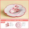 Portainciensos Cerámico del Fabricante con Diseño de Cerdo, Base para Incienso de Uso Doméstico, Mascota de Té Estilo Chino, Adorno Pequeño Decorativo Creativo