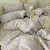 Capa de Edredom de Fio Dupla Camada Classe A Peça Única Capa de Edredom Duplo Doméstica Compra Única Dormitório Estudantil Nantong Roupa de Cama de Solteiro