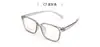 Armazones para Gafas 2025 Estilo Artístico y Ligeros Tr90 Unisex Venta Directa de Fábrica Danyang Marco Negro 6860 para Miopía