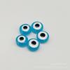Spot flat round demon eye Resin Eye bead oblate straight hole fish eye beads diy acessórios de jóias