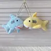 Colgante de Tiburón Lindo, Ballena Pequeña, Juguete de Peluche Simulado, Colgante para Llavero y Bolsa, Muñeco de Trapo de Vida Marina