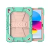 Aplicable Transfronterizo iPad Décima Generación 10.9 Undécima Generación A16 Silicona Tres en Uno Anticolisión y Anticaída Soporte Funda Protectora
