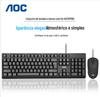 AOC KM160 Teclado com fio Mouse terno Negócios Escritório E-sports Jogo Universal USB Teclado Mouse terno
