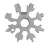 Llave Copo de Nieve Hexagonal Multifunción Portátil para Exterior 18 en 1 Llave Octogonal de Aleación