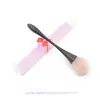 Brocha de maquillaje suelta de cintura pequeña y caliente, juego de brochas de maquillaje con mango de oro rosa, brocha de miel de cabeza grande, herramientas de belleza