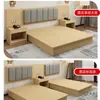 Cama de Hotel Habitación Estándar Juego Completo de Muebles Cama Especial de Hotel Cama Personalizada para Hotel Apartamento Cama Elegante para Habitación de Huéspedes Habitación de Alquiler Cama