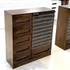 Gabinete de almacenamiento para arte de uñas vitrina juego de mesa y silla para arte de uñas silla para arte de uñas estilo vintage gabinete de almacenamiento de madera maciza gel para uñas
