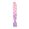Nueva versión de trenza grande [doble color] Trenza africana sucia peluca trenza cola de caballo fibra química seda de alta temperatura color trenza grande