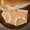 Ropa interior de seda de hielo sin costuras para damas, niñas, estudiantes, verano, fina, transpirable, algodón, antibacteriano, entrepierna, bragas, venta al por mayor