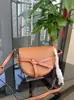 Novo Modelo 2025 Luojia Couro Genuíno de Alta Qualidade Bolsa Sela Feminina Bolsa de Ombro Gatedual com Laço Bolsa Transversal para Mulheres