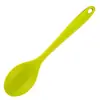 Colher de Silicone, Grau Alimentício, Resistente a Altas Temperaturas, Colher Plana para Servir Pratos e Sopas, Colher de Silicone Doméstica, Tamanho Grande, Modelo Novo