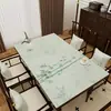 Novo Jogo Americano Estilo Chinês Toalha de Mesa à Prova de Óleo e Impermeável com Padrão de Madeira Imitada Jogo Americano para Mesa de Centro Jogo Americano para Mesa de Jantar Jogo Americano Isolante Anti-Escaldante Jogo Americano para Mesa de Chá