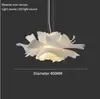 Zhongshan Lighting Lámpara Colgante para Restaurante Nórdico Minimalista Moderno Creativo Ins Mesa de Bar Tendencia Florales Lámparas