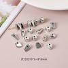 10 peças Prata Antiga Vintage estrela de cinco pontas amor pequeno espaçador beads DIY Joias Feitas à Mão brincos colar acessórios material