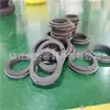 Peças pequenas de fluoroplástico PTFE com enchimento de grafite fornecimento acessórios de compressor anel de suporte de três abas de grande especificação