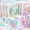 Libreta de Espiral Gruesa de Dibujos Animados 80 Hojas Venta al por Mayor Material Escolar para Estudiantes Papelería Cuaderno Pequeño A7 Personalización de Logo