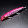 Cebo flotante Mino Luya para pesca en superficie, con cuentas, para aguas poco profundas, sin labios, Milo, 12 cm, 21,7 g, cebo falso, 0,6 m