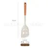 Juego de espátulas de silicona, resistentes a altas temperaturas, para utensilios de cocina antiadherentes, espátula de cocina con mango de madera, cuchara para sopa, herramientas de cocina para el hogar