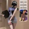 Shangyi Lingerie Sexy Puro Desejo Secretária Saia Bodycon Uniforme de Aeromoça Paixão Sem Decolagem Conjunto Plus Size 8213