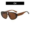Gafas de sol tipo aviador modernas Kedun, Gafas de sol nuevo estilo 2025, Sensación retro de alta gama, Protección UV