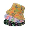 Sombrero de Cubo Impreso Rpet Transfronterizo Sombrero de Cubo de Nailon Rpet Protector Solar Sombrero de Cubeta de Poliéster Personalizado Personalizado Fábrica