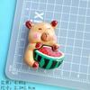 Novos Acessórios de Resina de Ursinho Fofo de Desenho Animado Cola Cremosa DIY Capa de Celular Chaveiro Copo de Água Fivela de Sapato Adesivo Decorativo