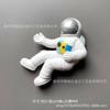 Imán para Refrigerador de Resina de Astronauta Espacial Globo Aerostático Nave Espacial Imán 3D Tema Aeroespacial Estilo Ins Decoración del Hogar