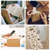 24 Marcapáginas Retro Café Creativo Manual de Decoración Material Marcapáginas de Papel Regalo DIY Papelería Cartón Creativo