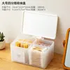 Venta Directa de Fábrica Caja Transparente de Almacenamiento para Bastoncillos de Algodón Bastoncillo de Algodón Estante de Almacenamiento para Cosméticos Removedor de Maquillaje de Escritorio Caja a Prueba de Polvo y Escombros para Bastoncillos de Algodón
