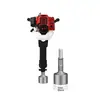 Compactador de Estacas Portátil a Gasolina para Cercas de Fazenda, Controle de Inundações, Resgate de Emergência, Estacas de Madeira, Tubos de Aço Triangulares, Portátil